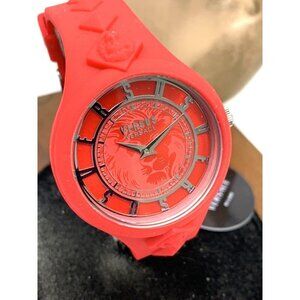 Versus by Versace Women's Watch VSP1R2821 Fire Quartz Red Rubber Band 39mm